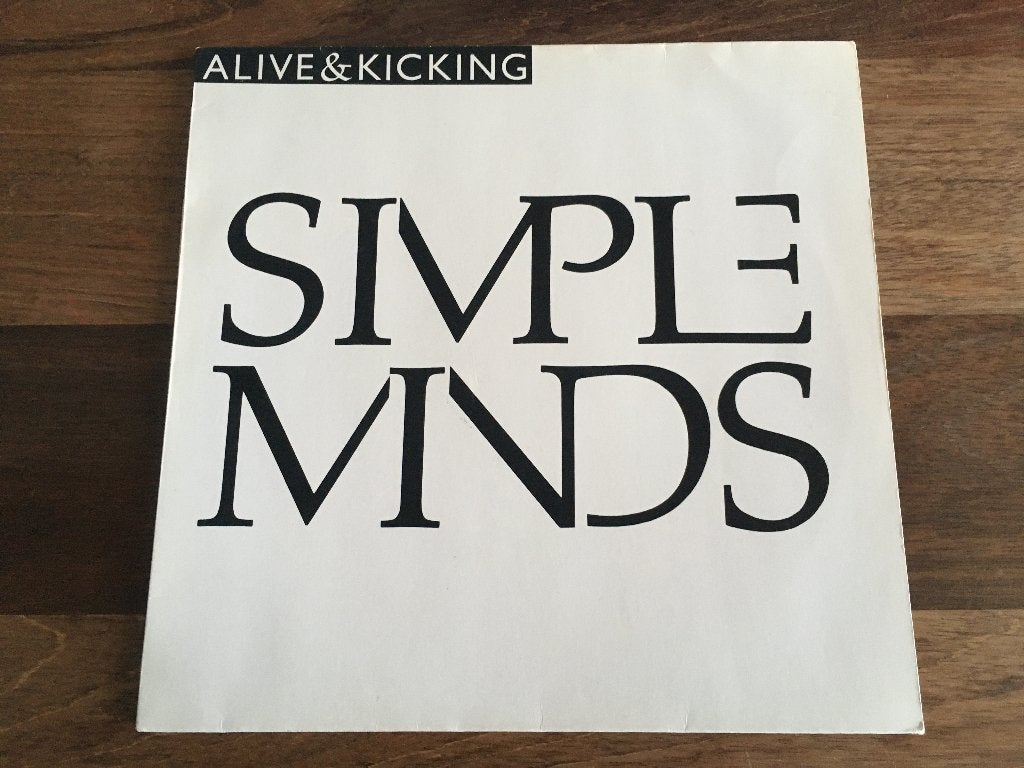 Vinyl Maxisingle Simple Minds Alive&Kicking EU White Sleeve, Ophalen of Verzenden, Gebruikt, 12 inch, Pop