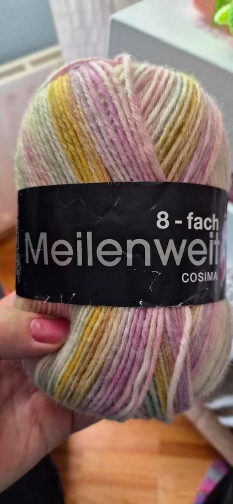 Lana Grossa Meilenweit Cosima Sokkenwol - 150g, Hobby en Vrije tijd, Ophalen of Verzenden, Nieuw, Breien, Wol of Garen