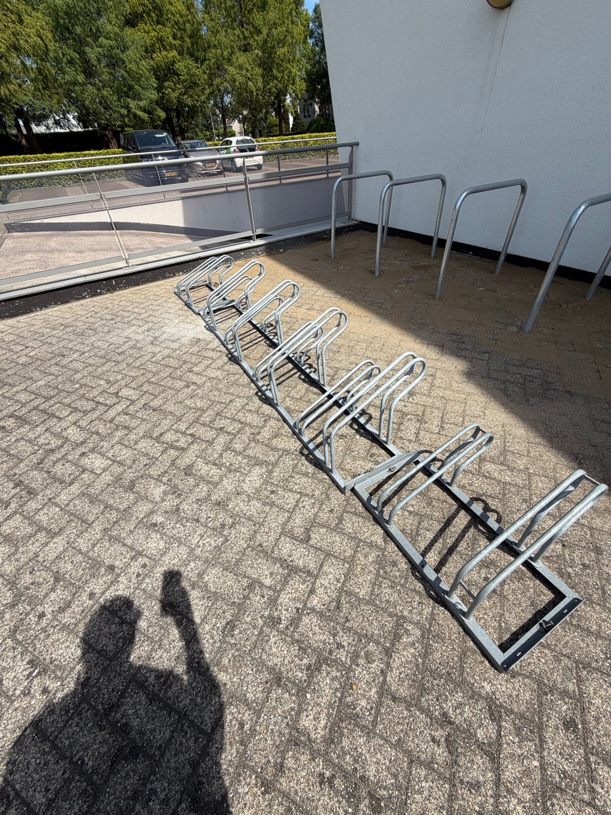 Fietsenrek voor 12 fietsen - Gebruikt maar functioneel, Ophalen, Gebruikt