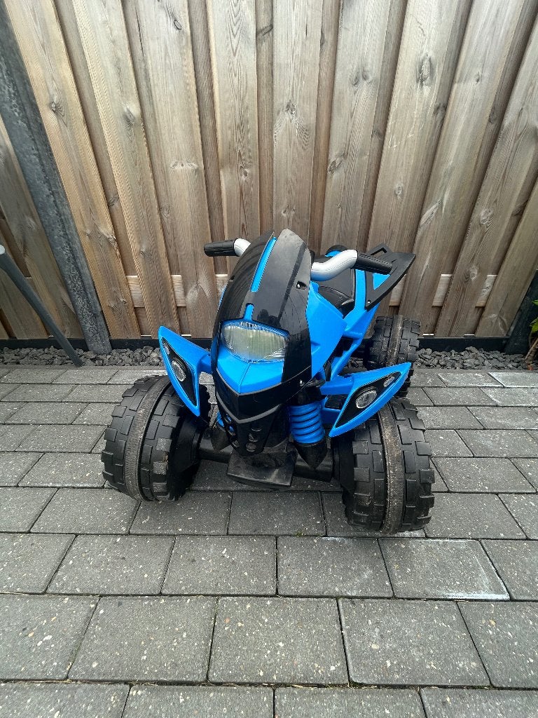 Quad blue - kinderspeelgoed - 12 volt, Ophalen, Zo goed als nieuw