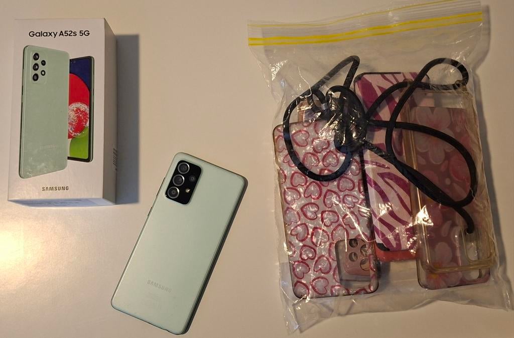 Samsung Galaxy a52s 5G 128GB, Telecommunicatie, Mobiele telefoons | Samsung, Ophalen, Gebruikt, Zwart, 128 GB