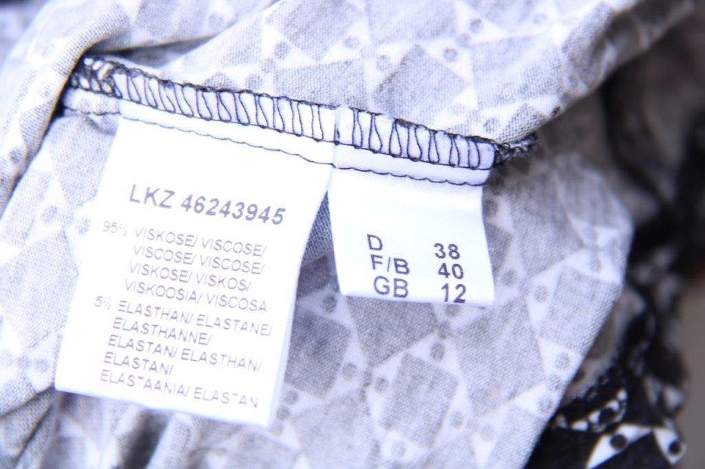 Jurk zwart/ wit Uta Raasch mt 38 Vaste prijs, Maat 38/40 (M), Uta Raasch, Zwart, Ophalen of Verzenden