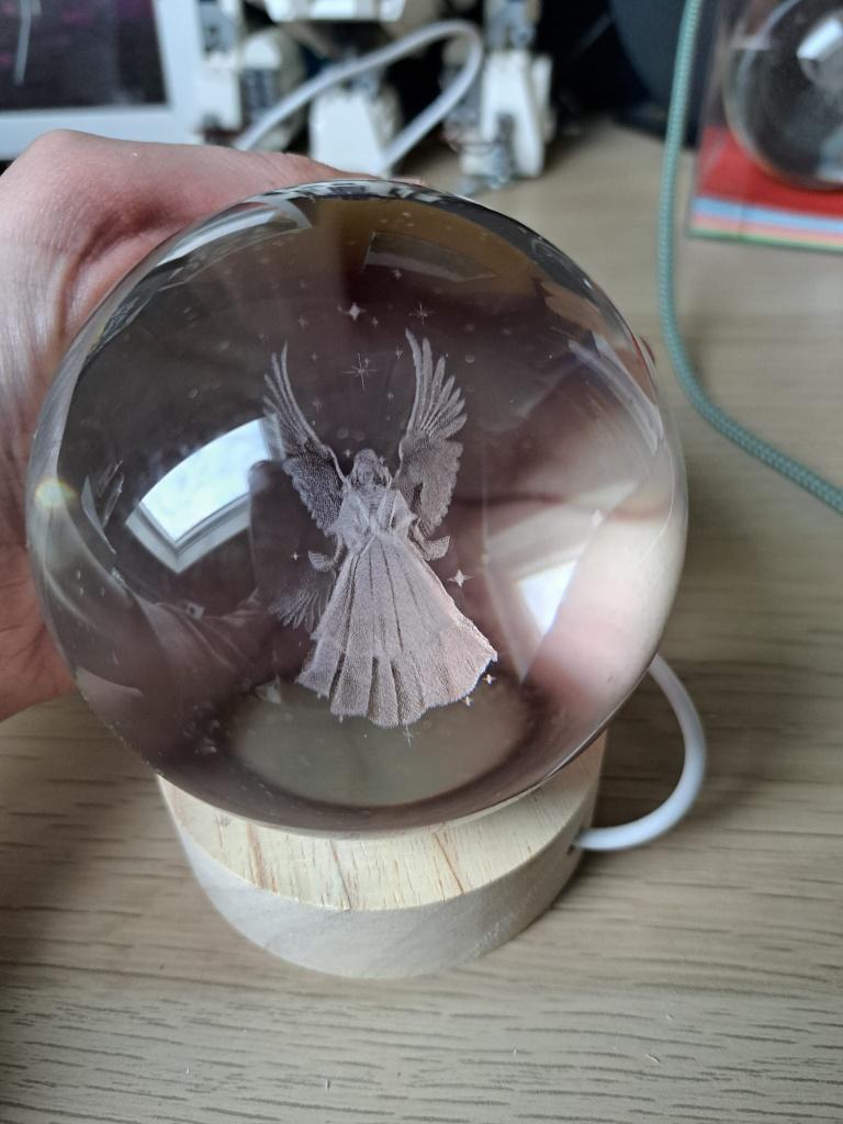 Engel. 3D ledlamp, Christendom, Nieuw, Ophalen of Verzenden, Minder dan 50 cm