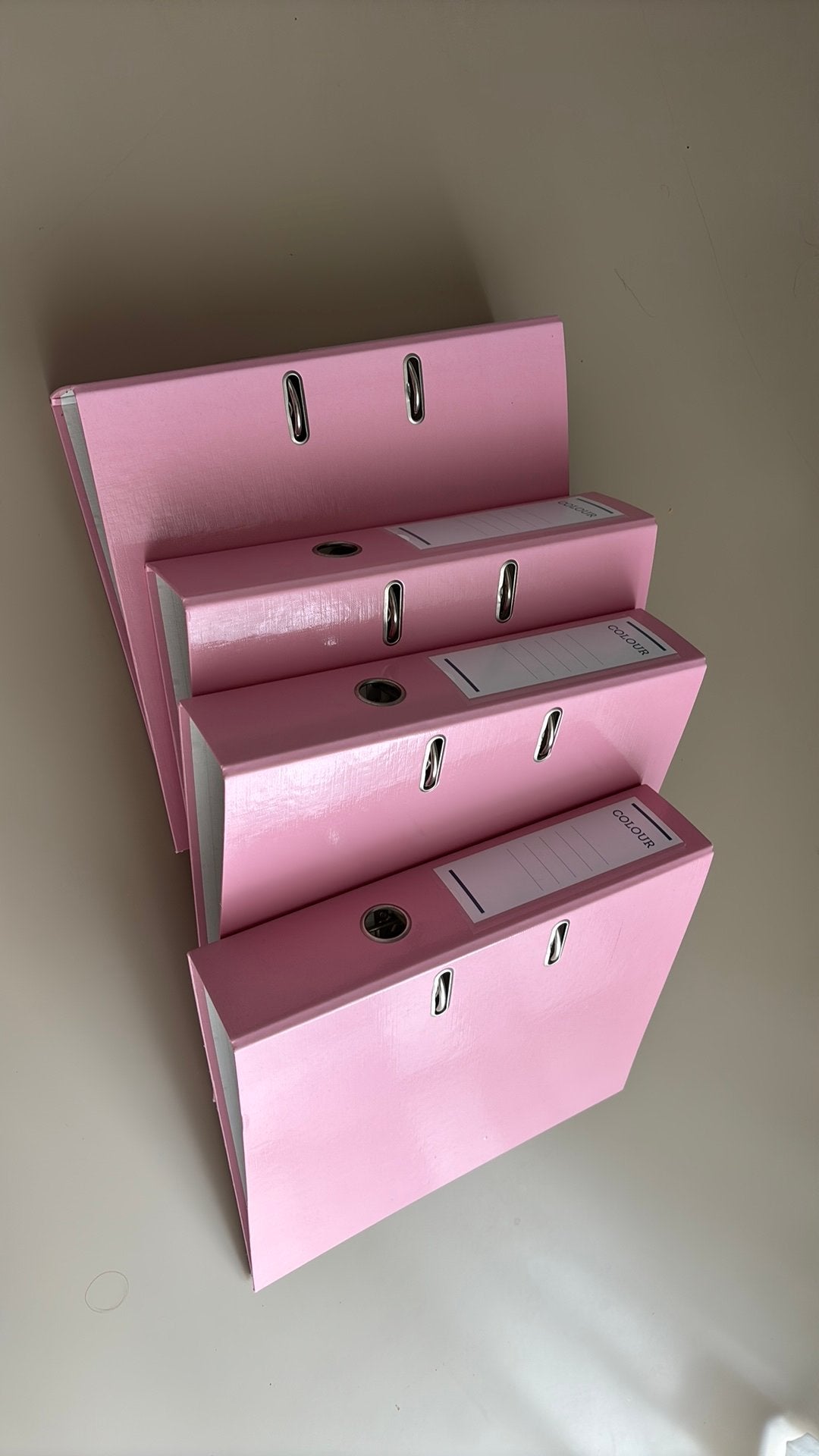 4 ordner A4 roze, Diversen, Ophalen, Zo goed als nieuw