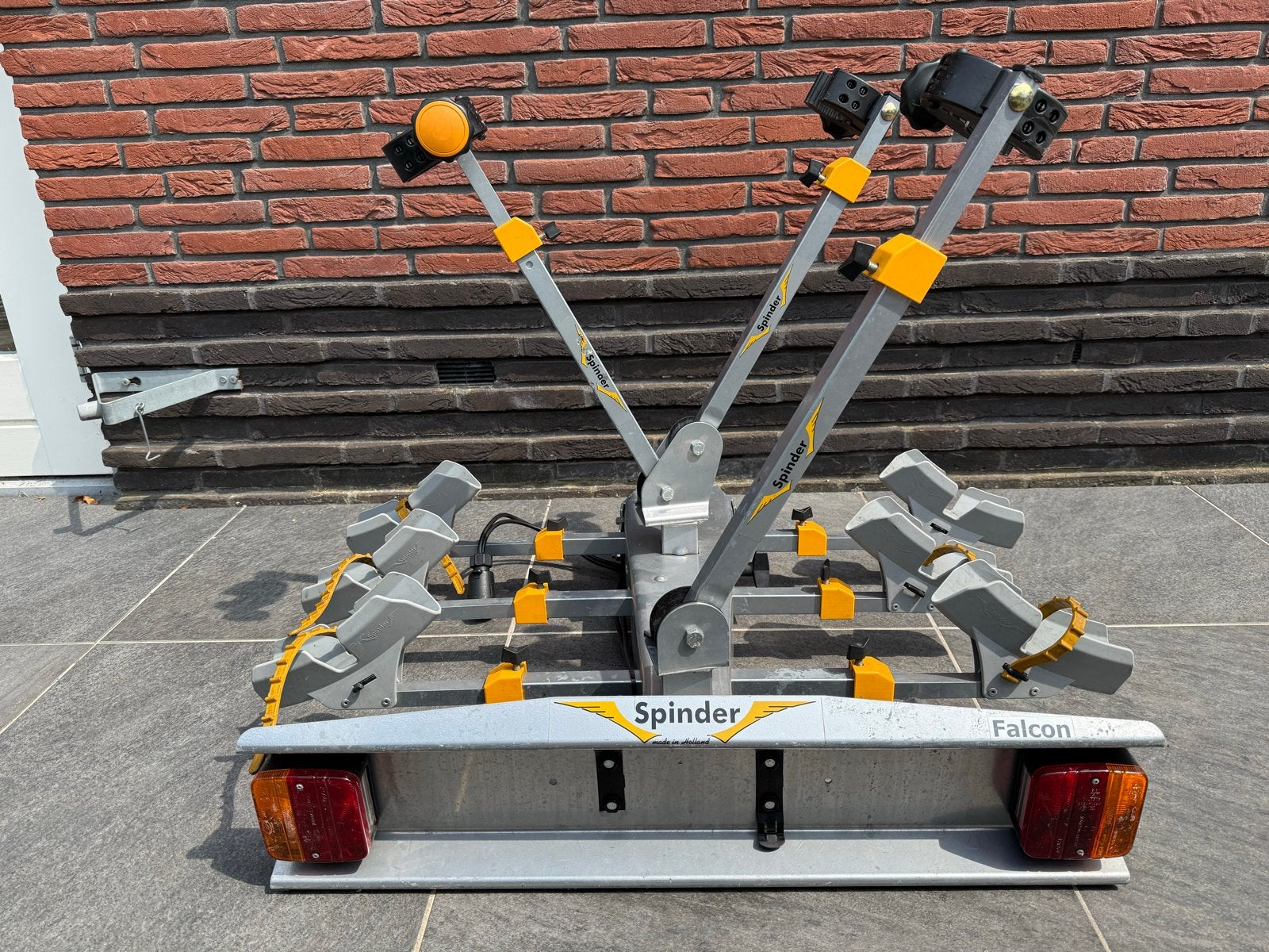 Spinder Falcon Trekhaak Fietsendrager voor 3 fietsen, Ophalen, 3 fietsen of meer, Gebruikt, Trekhaakdrager
