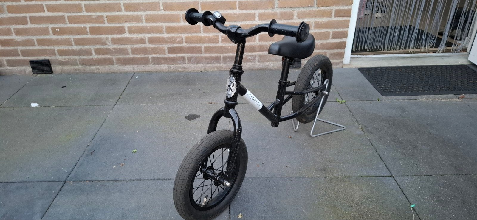 Veloretti loopfiets zwart, Ophalen, Gebruikt, 16 tot 20 inch, Veloretti