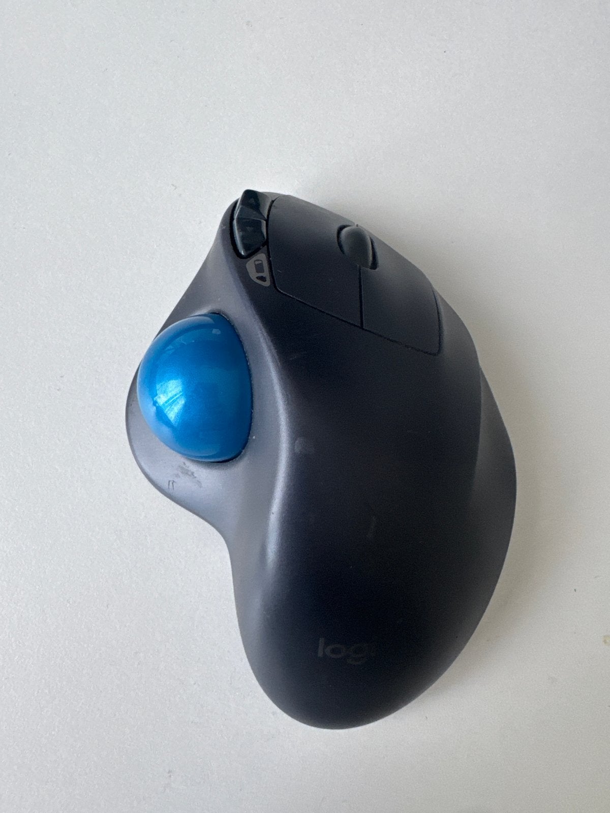 Logitech M570 Draadloze Trackball Muis - Ergonomisch, Computers en Software, Rechtshandig, Gebruikt, Ergonomisch, Ophalen of Verzenden