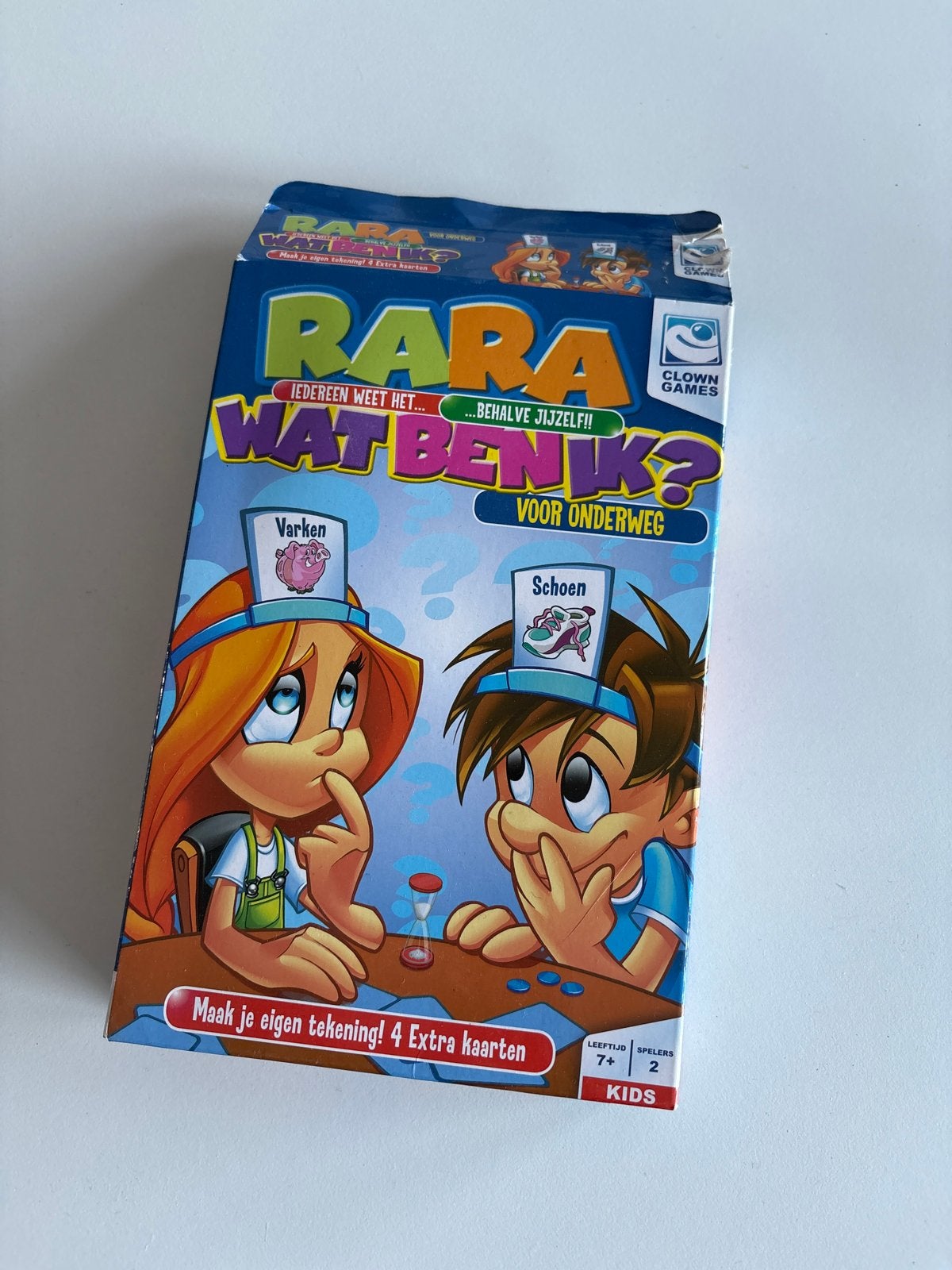 Rara Wat Ben Ik? Voor Onderweg - Raadspel voor Kinderen, Een of twee spelers, Ophalen of Verzenden, Zo goed als nieuw, Reisspel