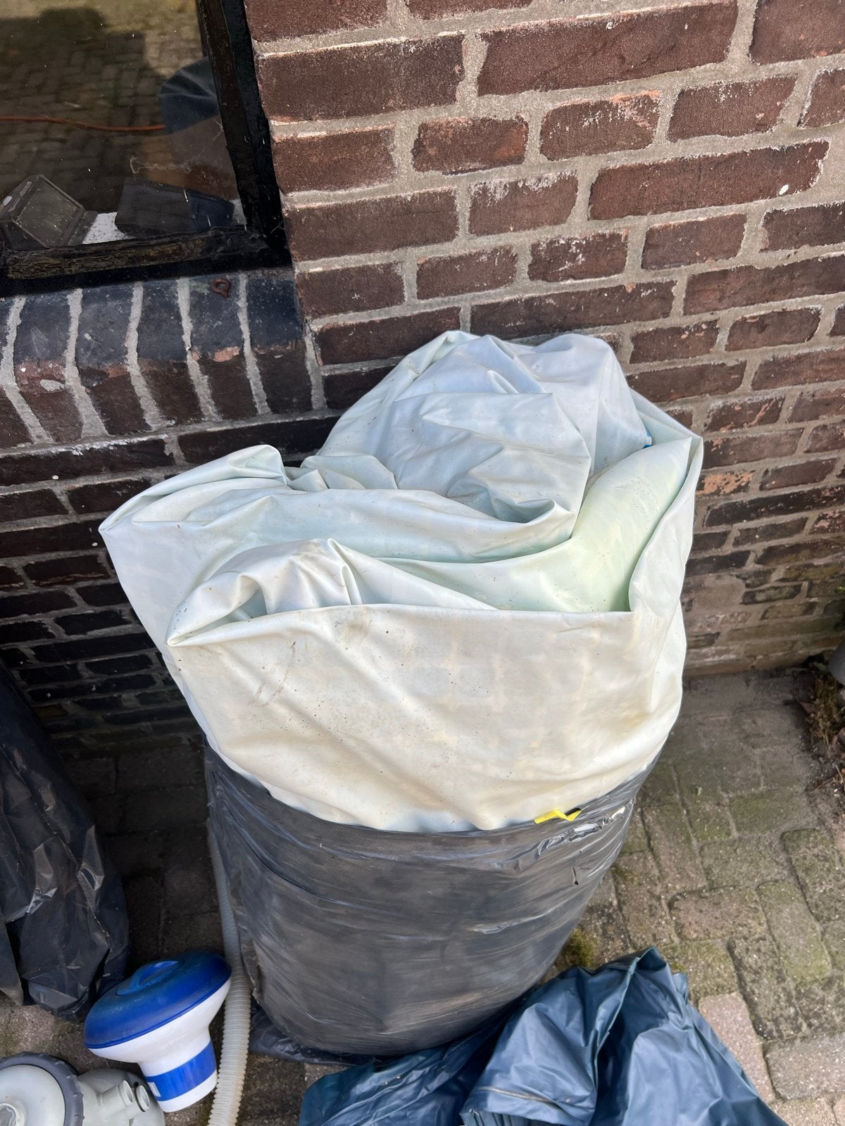 Intex zwembad 427 x 107cm, Tuin en Terras, Ophalen, Gebruikt, 80 tot 120 cm, Rond