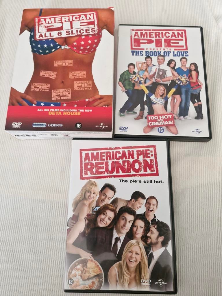 American Pie set, Boxset, Ophalen of Verzenden, Vanaf 12 jaar, Actiekomedie