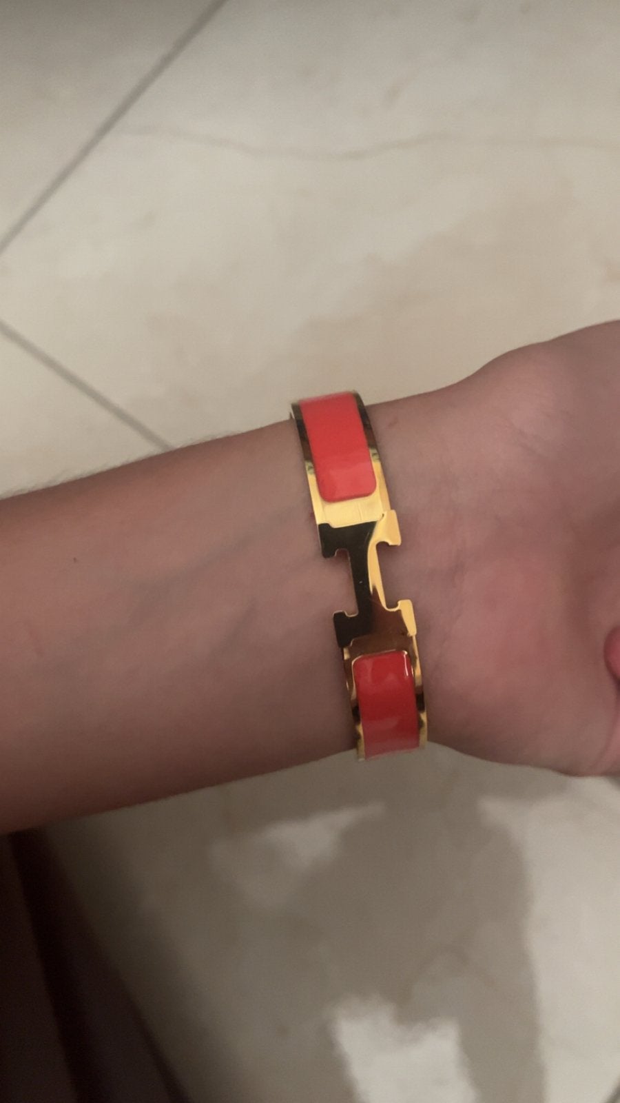 Hermes Armband Dames - Roestvrij Staal - Verkleurt Niet, Sieraden, Tassen en Uiterlijk, Armbanden, Verzenden, Nieuw, Goud, Staal