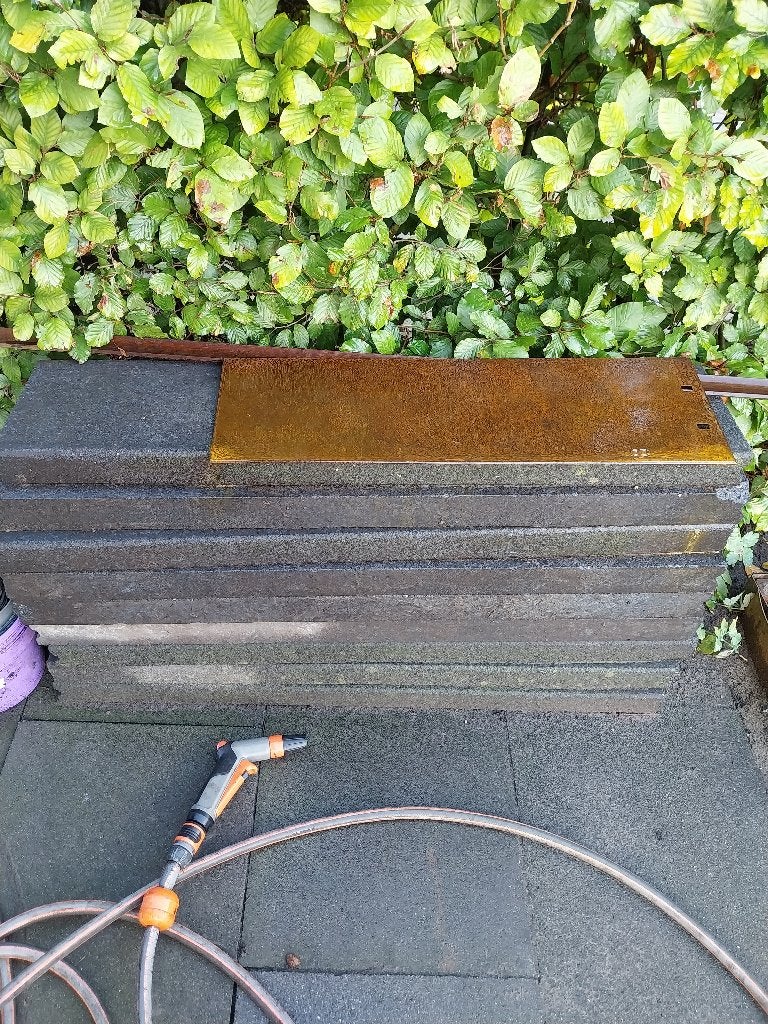 Betonranden 9 stuks, Ophalen, Gebruikt, Minder dan 25 cm, Border
