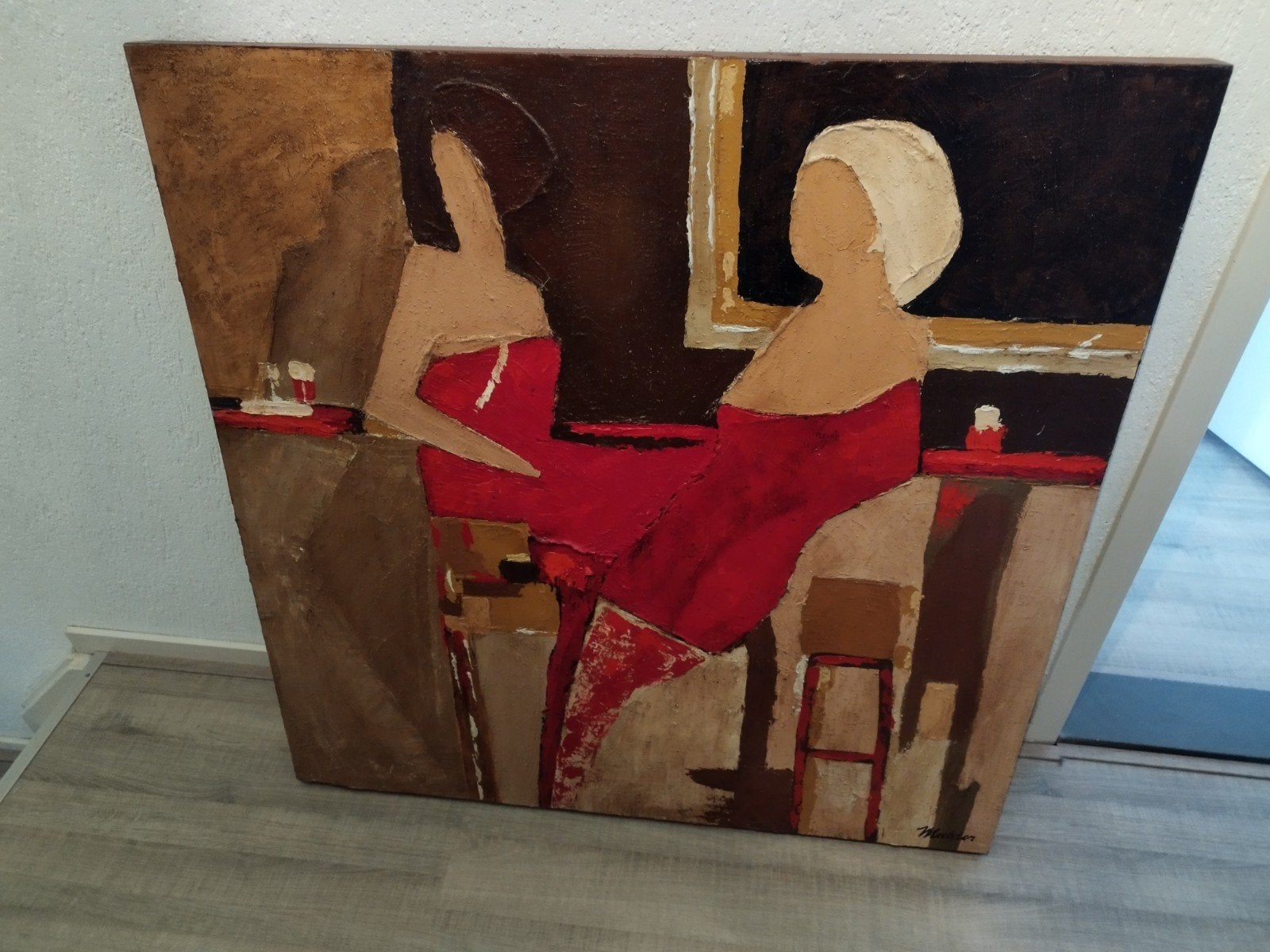 Olieverfschilderij, Ophalen