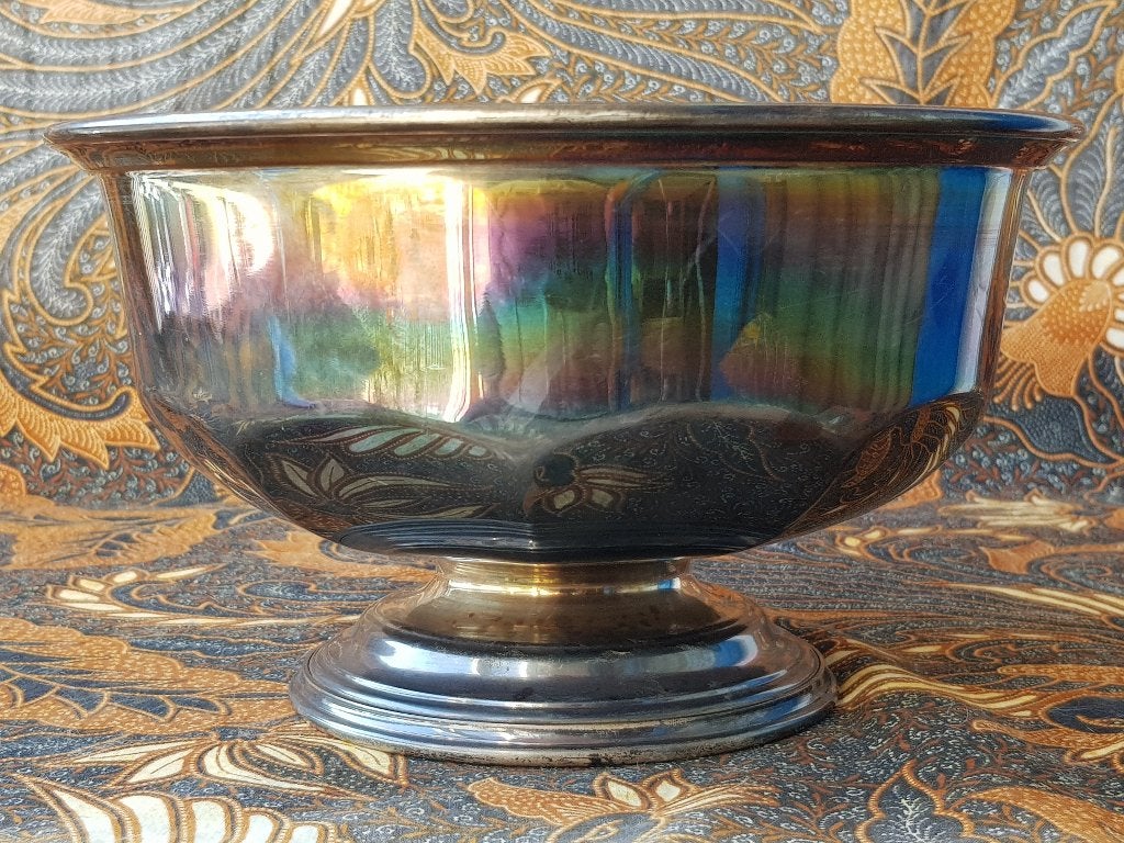 Oude kom of schaal uit Engeland van Mappin & Webb 23 cm., Ophalen of Verzenden