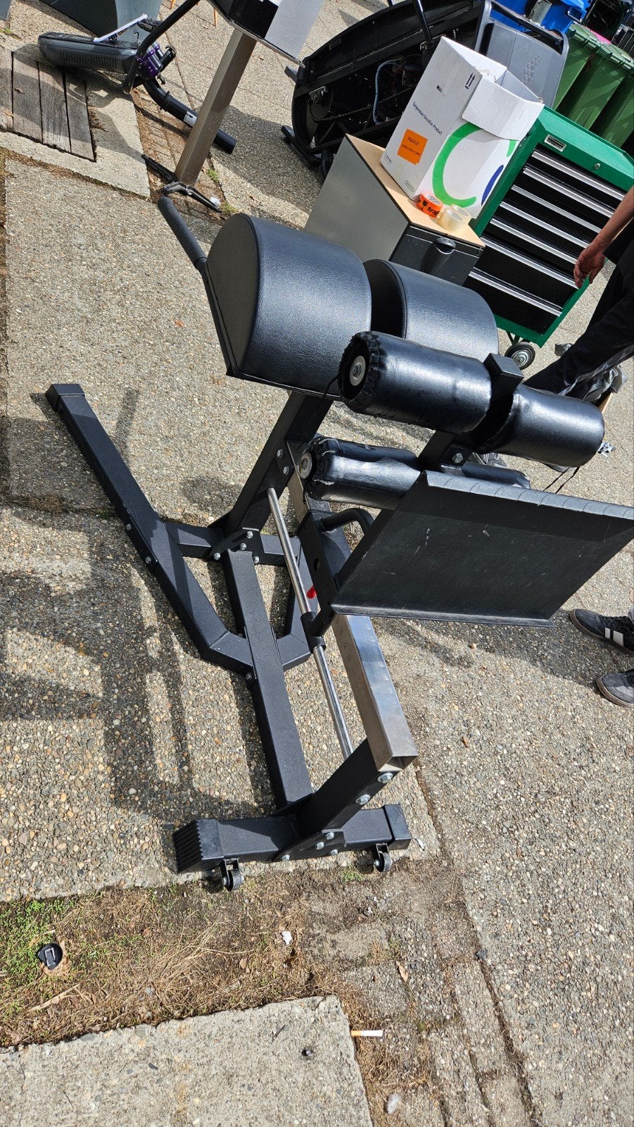 Hyperextensie Bank / Roman Chair voor Rug- en Buikspieren, Ophalen, Gebruikt, Buik, Fitnessbank