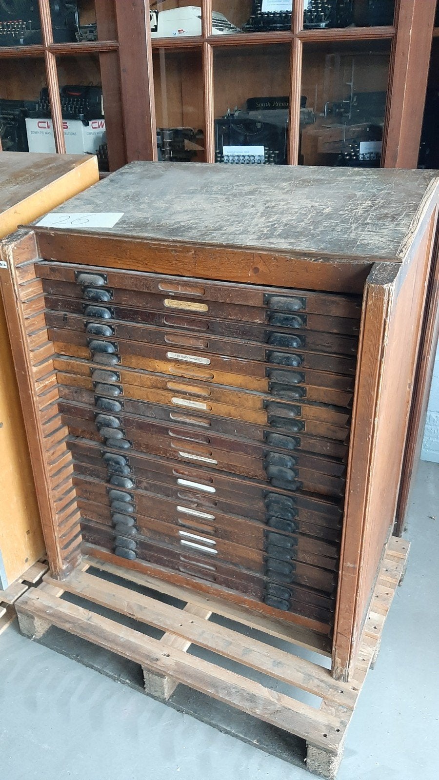 Letterbokken / Letterkasten uit drukkerij, Ophalen, Gebruikt