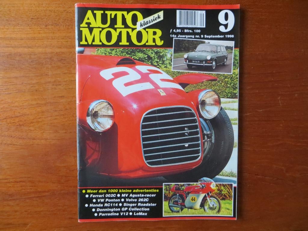 Auto Motor Klassiek 9 1998 VW Ponton Variant, Lomax, 262 C, Ophalen of Verzenden, Nieuw, Volkswagen