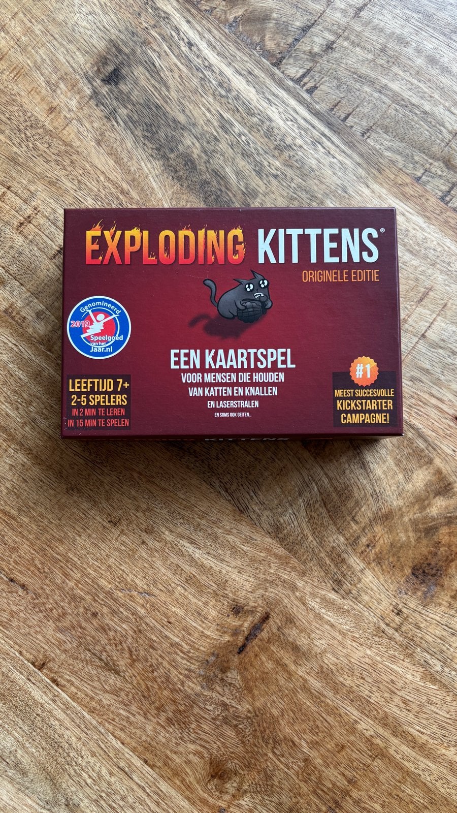 Exploding Kittens - Originele Editie Kaartspel, Een of twee spelers, Ophalen, Zo goed als nieuw