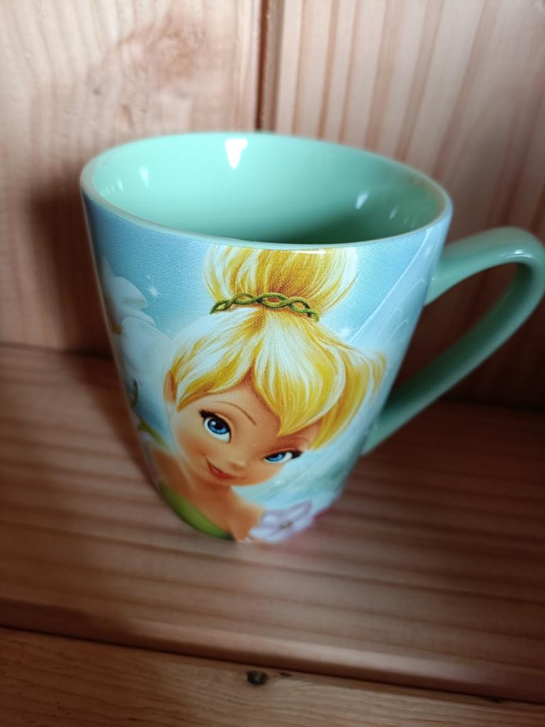 Disney tinkerbell mok, Ophalen of Verzenden, Zo goed als nieuw, Servies