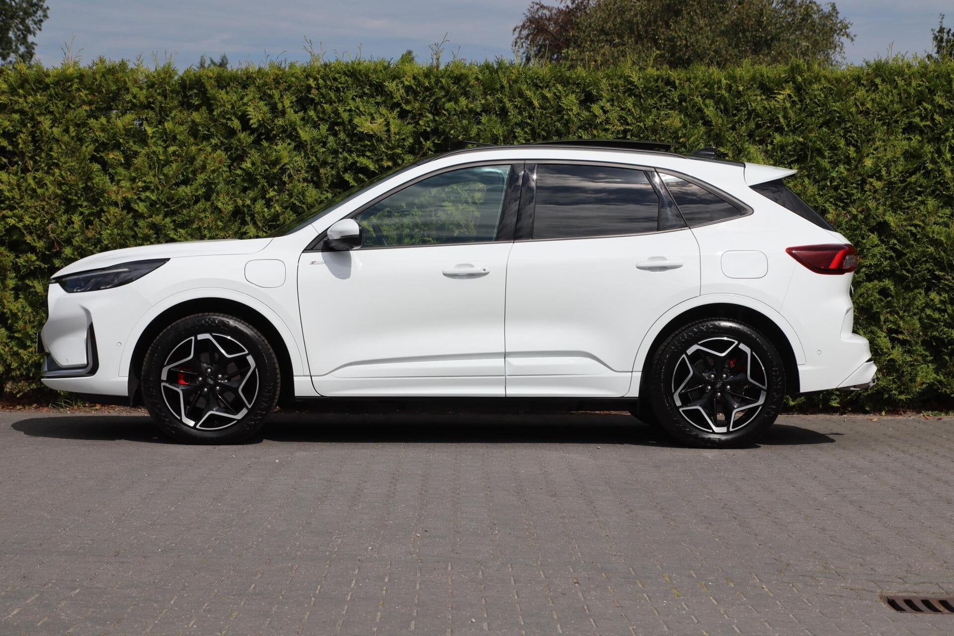 FORD KUGA 2.5 PHEV ST-LINE X | PANO | B&O | 360° | HEAD-UP, Auto's, Dealer onderhouden, Gebruikt, 4 cilinders, Wit