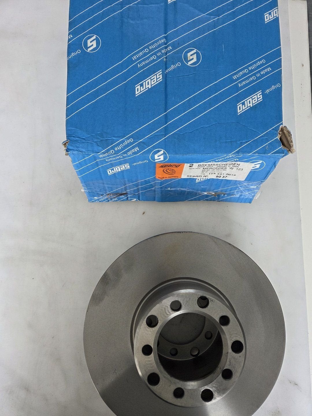 Set Sebro Remschijven Mercedes SL C107 W121, Auto-onderdelen, Sebro, -, Nieuw, Ophalen of Verzenden