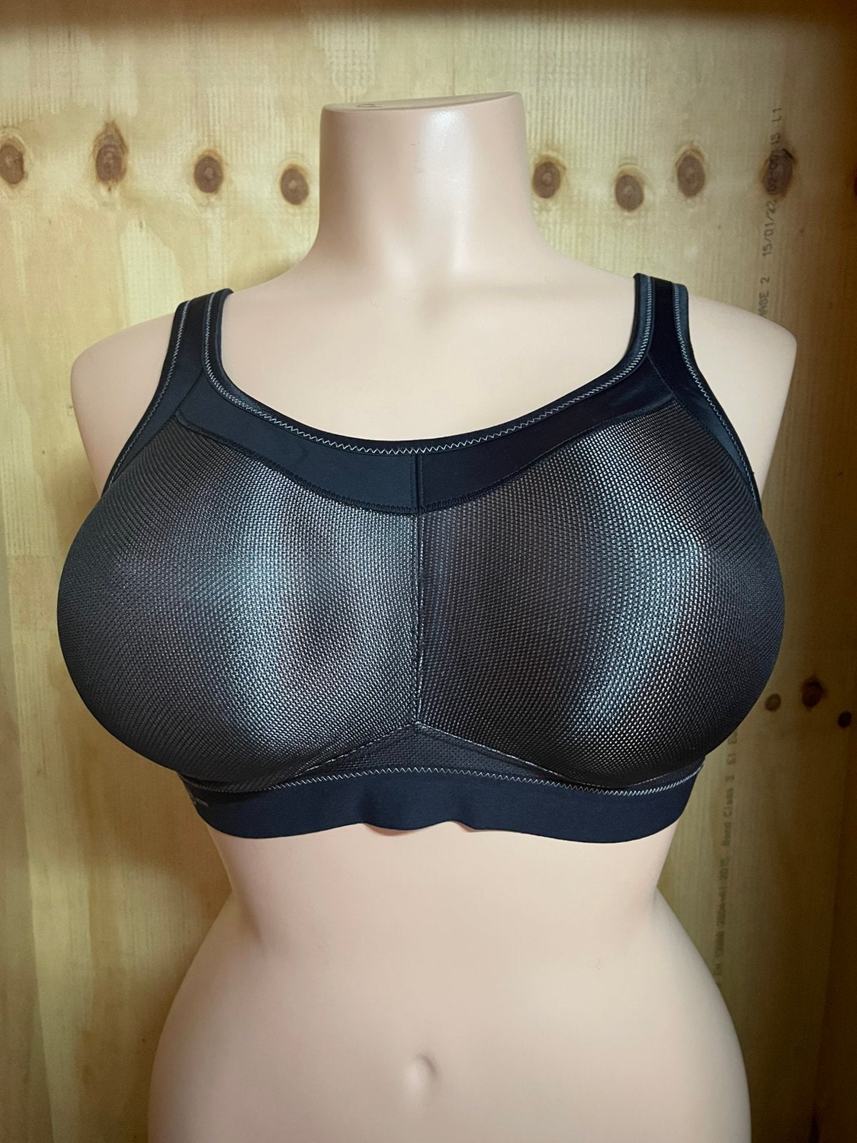 Anita sport bh zonder beugel maat 100a model 5529, Verzenden, Zwart, BH
