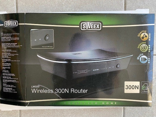 Router sweex  Wireless 300N Router  LW320, Ophalen of Verzenden, Nieuw, Router, Overige merken