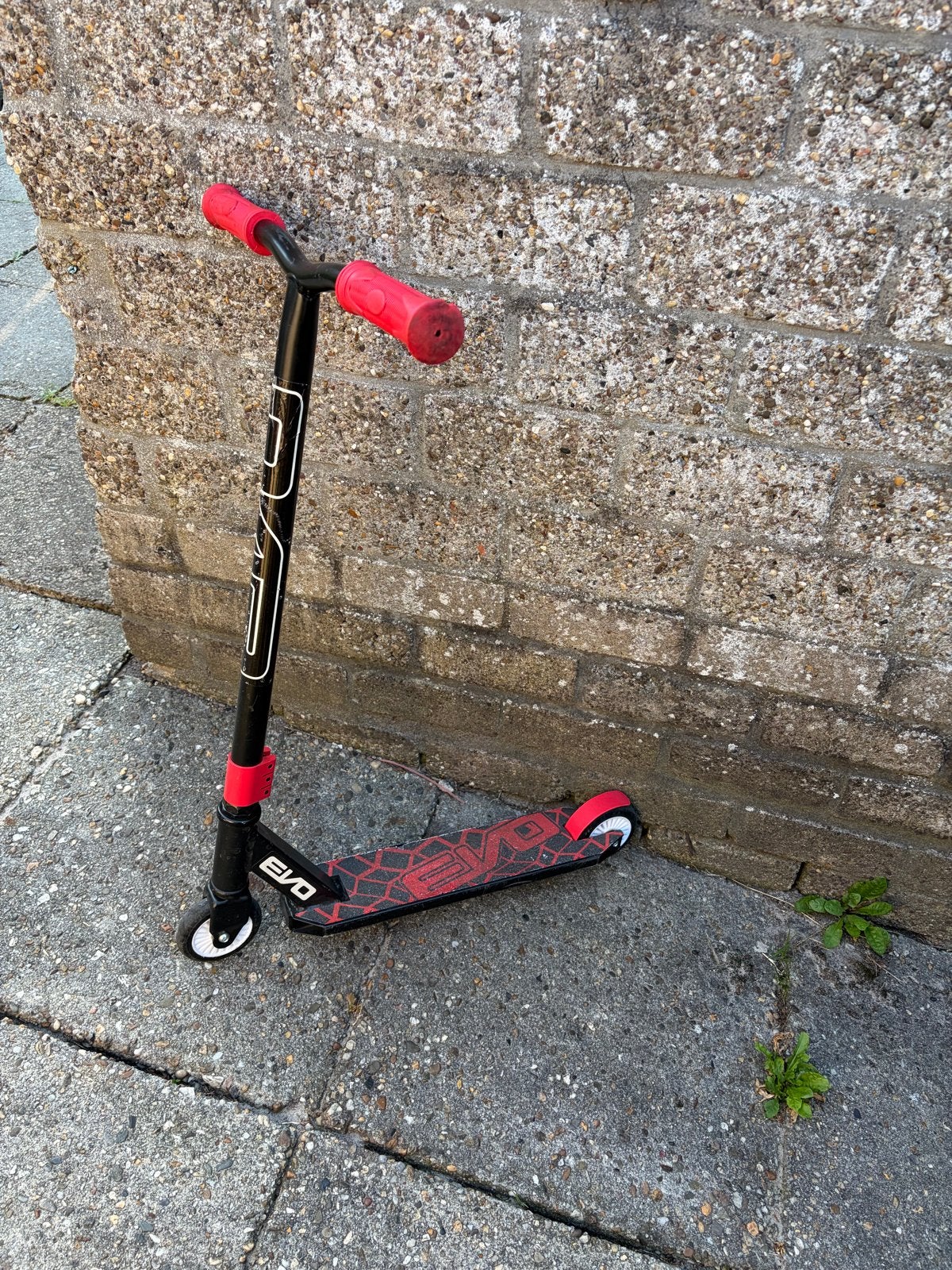 Stuntstep EVO - Zwart/Rood, Fietsen en Brommers, Steps, Ophalen, Gebruikt, Overige typen