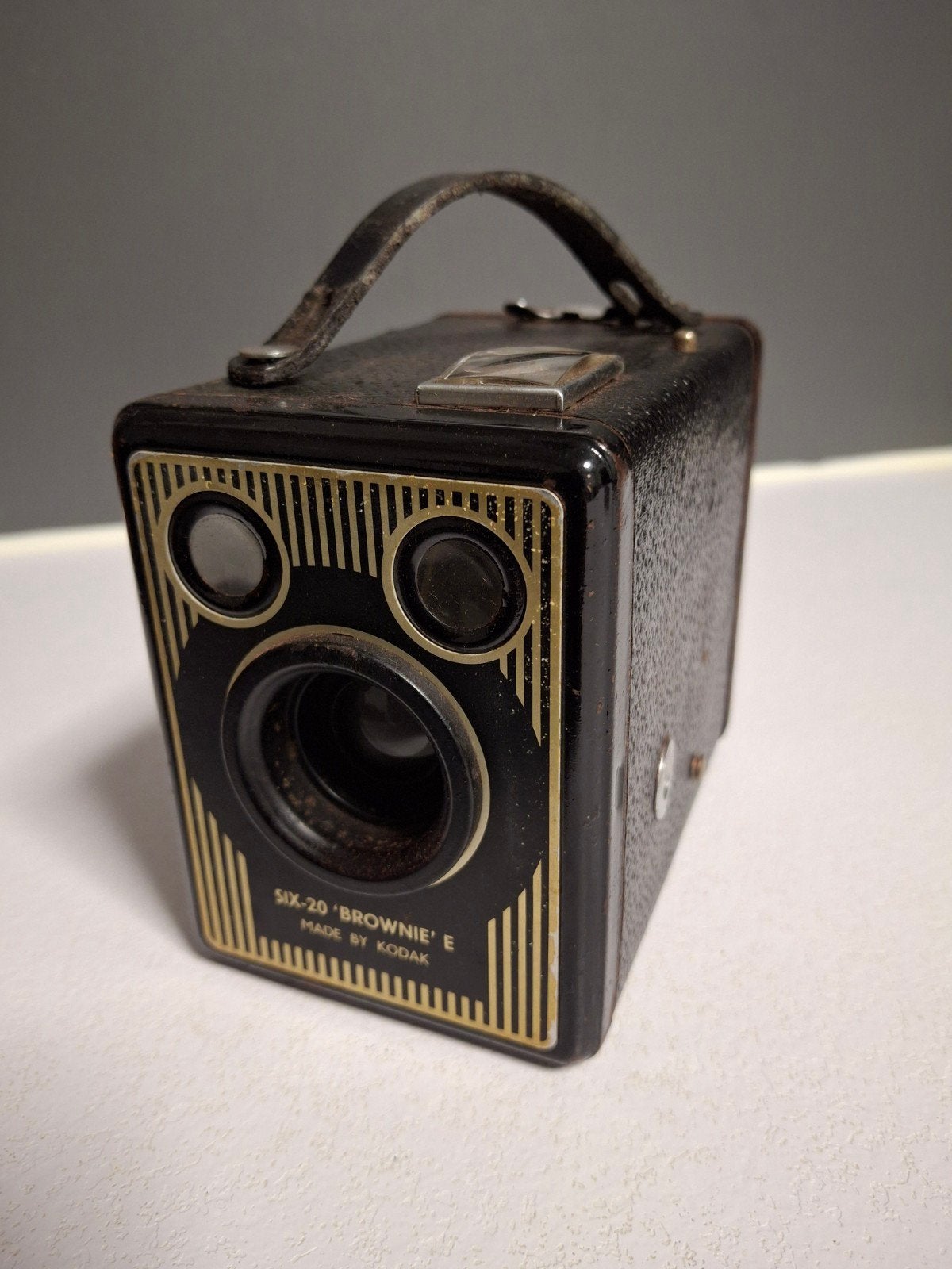 Kodak Six-20 Brownie E Boxcamera jaren 50, Audio, Tv en Foto, Ophalen of Verzenden, Gebruikt, Compact, Kodak