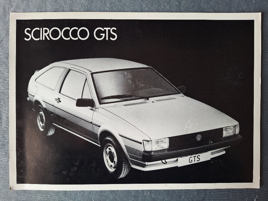 Leaflet VW SCIROCCO GTS -  NL, Verzenden, Gelezen, Volkswagen