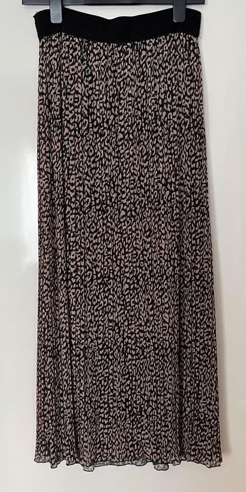 Lange rok met print maat L [DM]