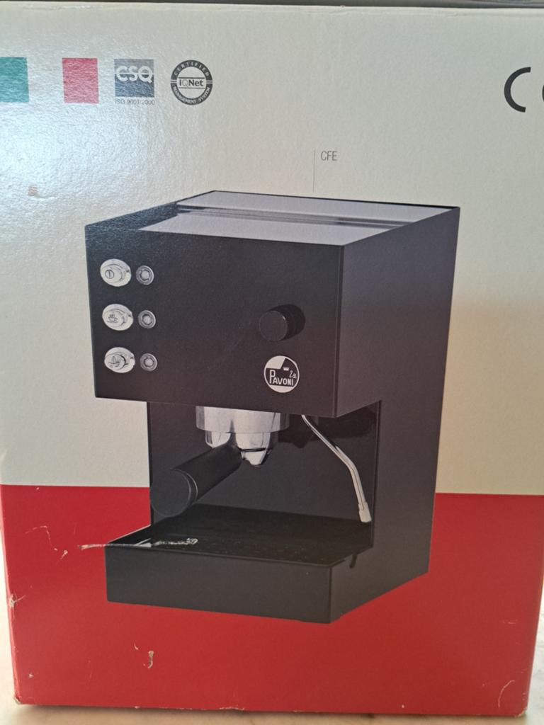 La Pavoni Caffè Espresso Machine - Vintage Look, Gebruikt, Espresso apparaat, Gemalen koffie, 1 kopje