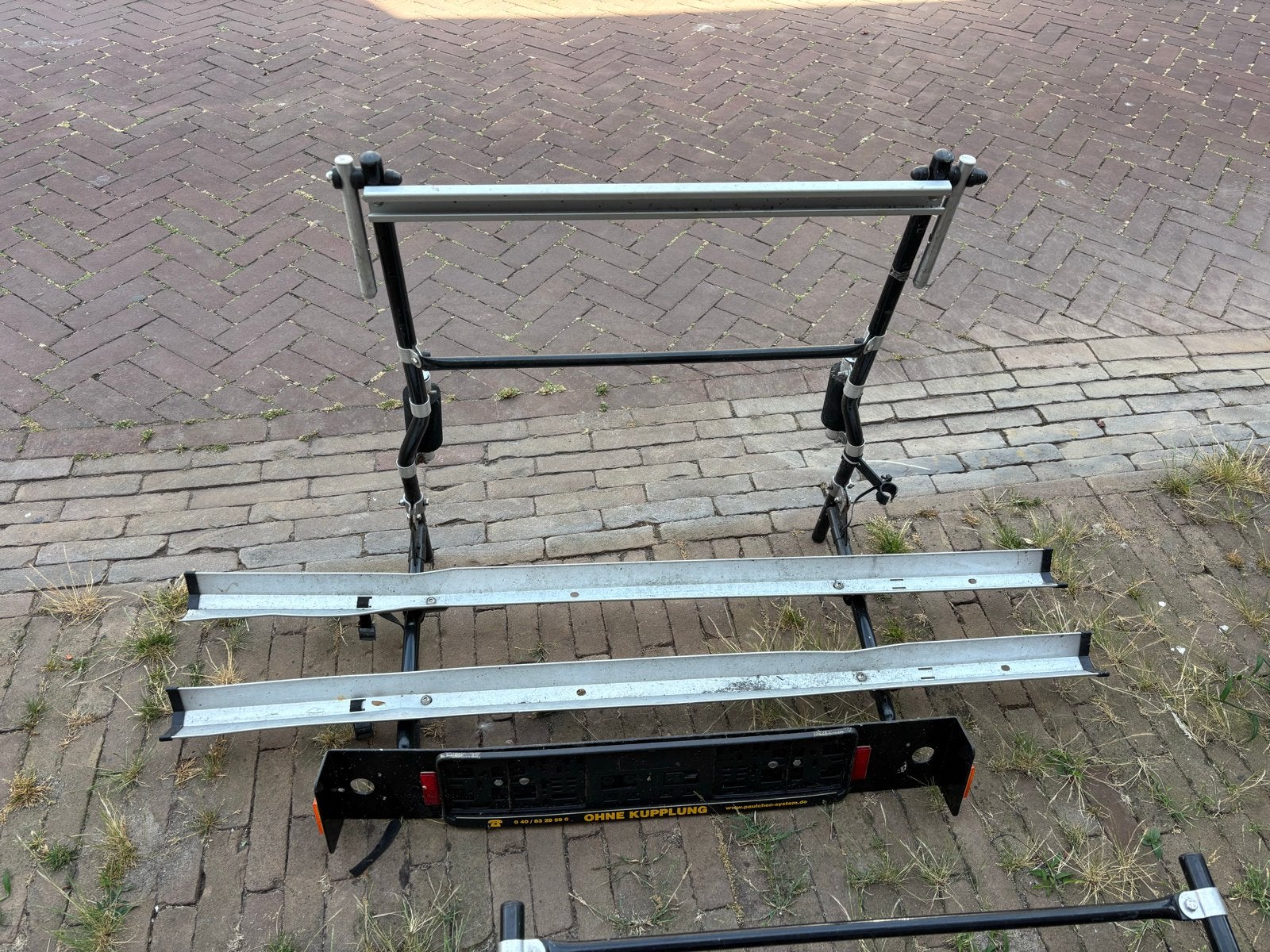 Fietsendrager voor 2 fietsen, Auto diversen, Fietsendragers, Ophalen, 2 fietsen, Gebruikt, Achterklepdrager