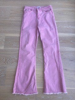 Roze spijkerbroek, broek  van LOAVIES mt. 164, Broek, Meisje, Ophalen of Verzenden, Zo goed als nieuw