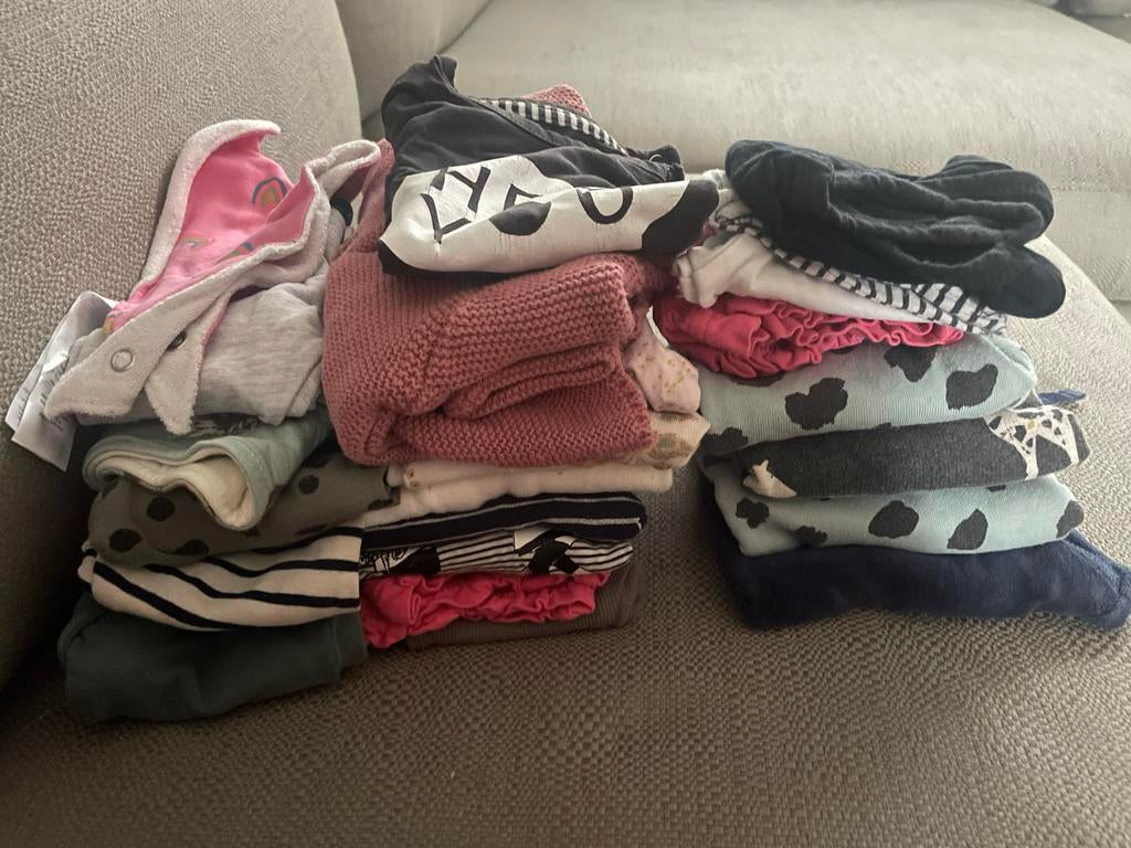 Kledingpakket meisje maat 62-68, Ophalen, Gebruikt, Overige maten
