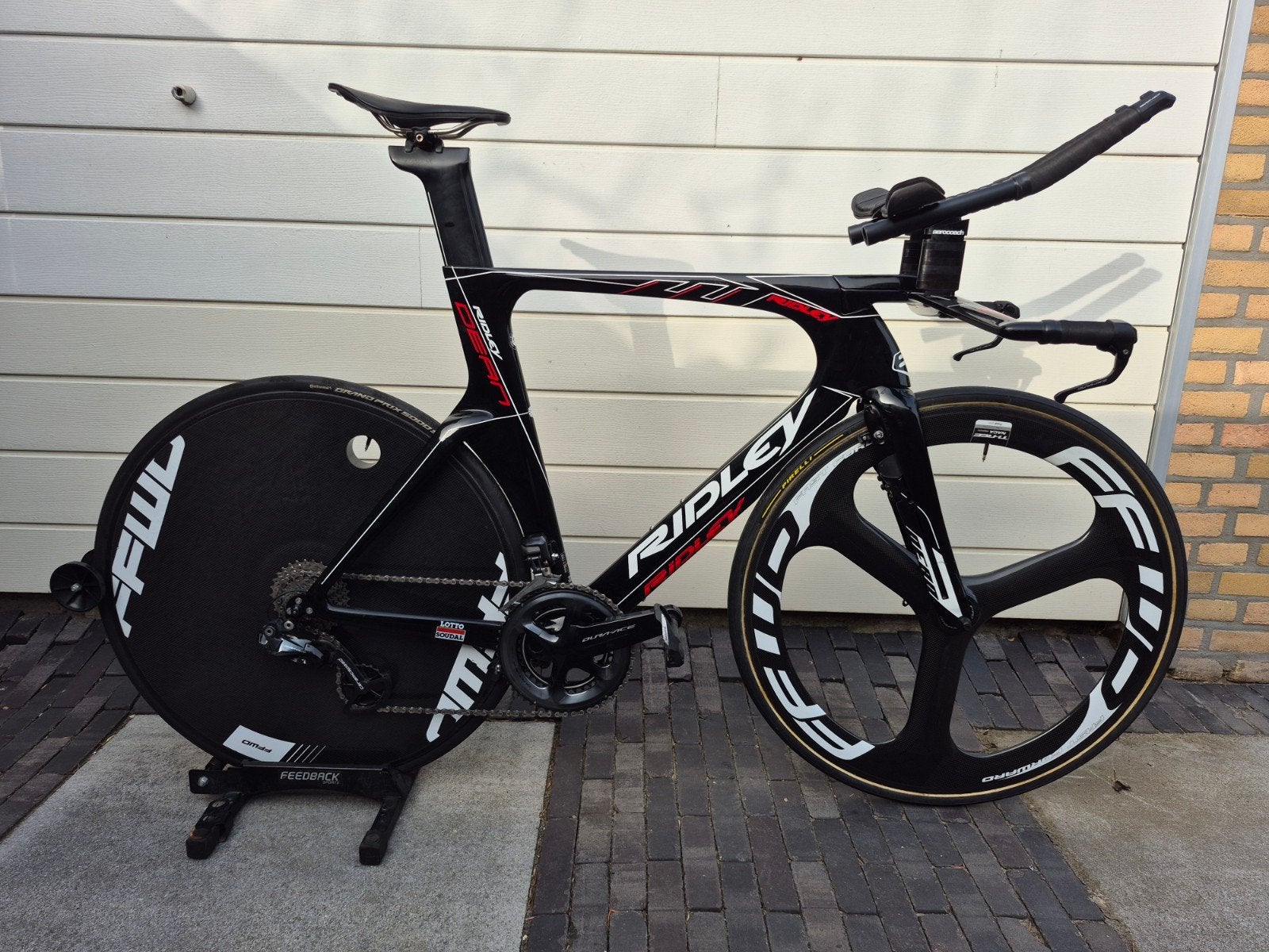 Ridley Dean Fast Lotto Soudal editie met Dura Ace Di2, 28 inch, Carbon, Velgrem, Zo goed als nieuw