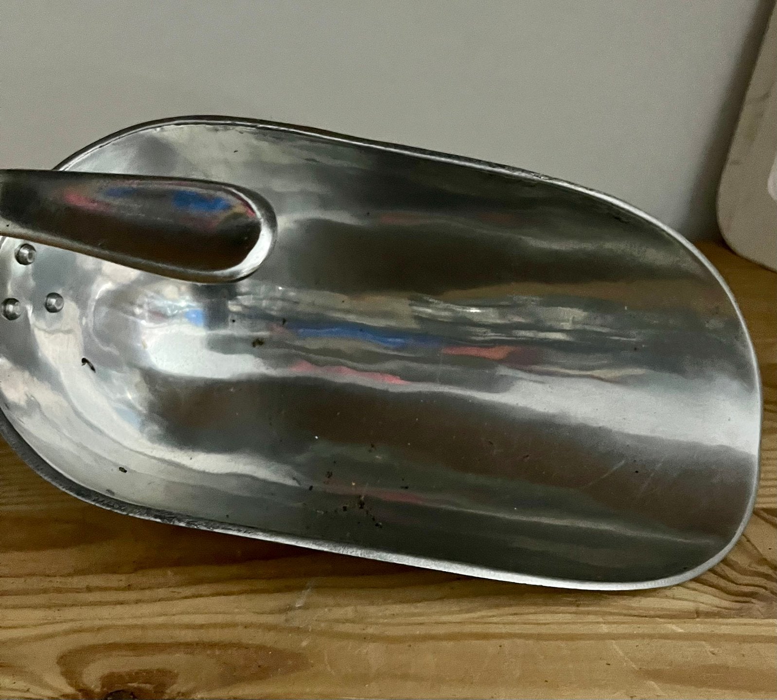 Nieuwe aluminium schep met handgreep – circa 27 cm, Overige typen, Ophalen of Verzenden, Metaal, Nieuw