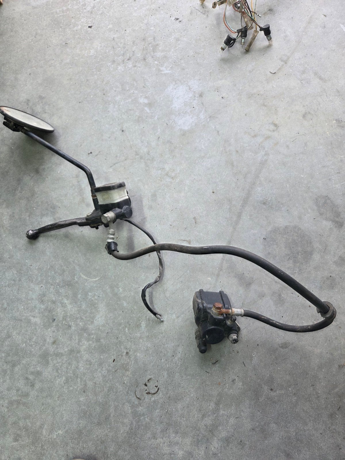 Orginele voorrem Honda mb5, Fietsen en Brommers, Ophalen of Verzenden, Zo goed als nieuw, Overige typen, Overige merken