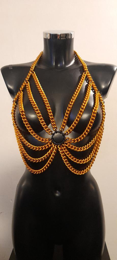 Kettingtopje van ChiqRet, Maat 38/40 (M), Nieuw, Oranje, Ophalen of Verzenden
