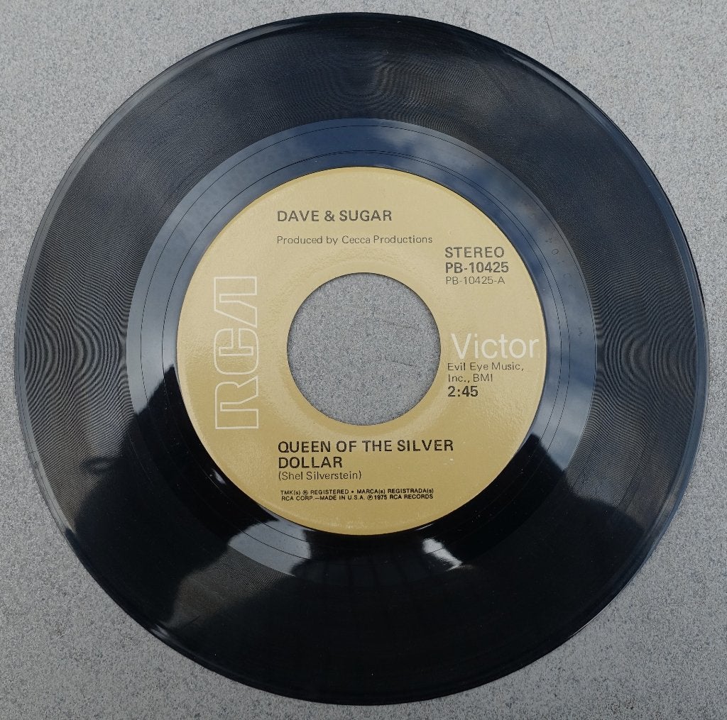 Dave & Sugar - Queen of the Silver Dollar / Fools (7 inch), Cd's en Dvd's, Vinyl Singles, Gebruikt, 7 inch, Single, Ophalen of Verzenden