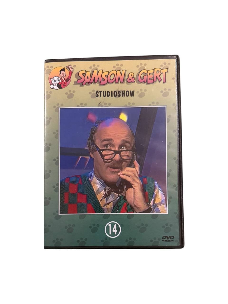 Dvd Samson en Gert Studioshow Vol 14, Alle leeftijden, Ophalen of Verzenden, Zo goed als nieuw, Komedie