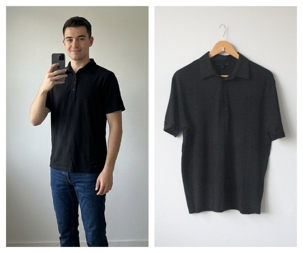 Drykorn - mooie Garry polo zwart - maat M, Kleding | Heren, Polo's, Drykorn, Zwart, Zo goed als nieuw, Verzenden
