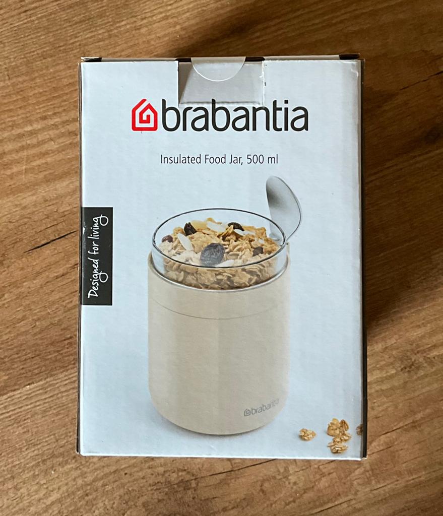 Brabantia voedselbeker 500ml, Huis en Inrichting, Keuken | Keukenbenodigdheden, Ophalen of Verzenden, Nieuw, Brabantia