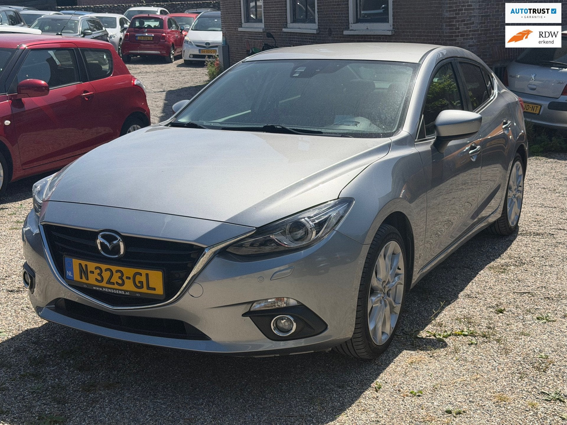 Mazda 3 2.0 GT-M Bose Automaat Clima StoelVerwarming PDC LMV, Auto's, Gebruikt, 4 cilinders, 1210 kg, Leder