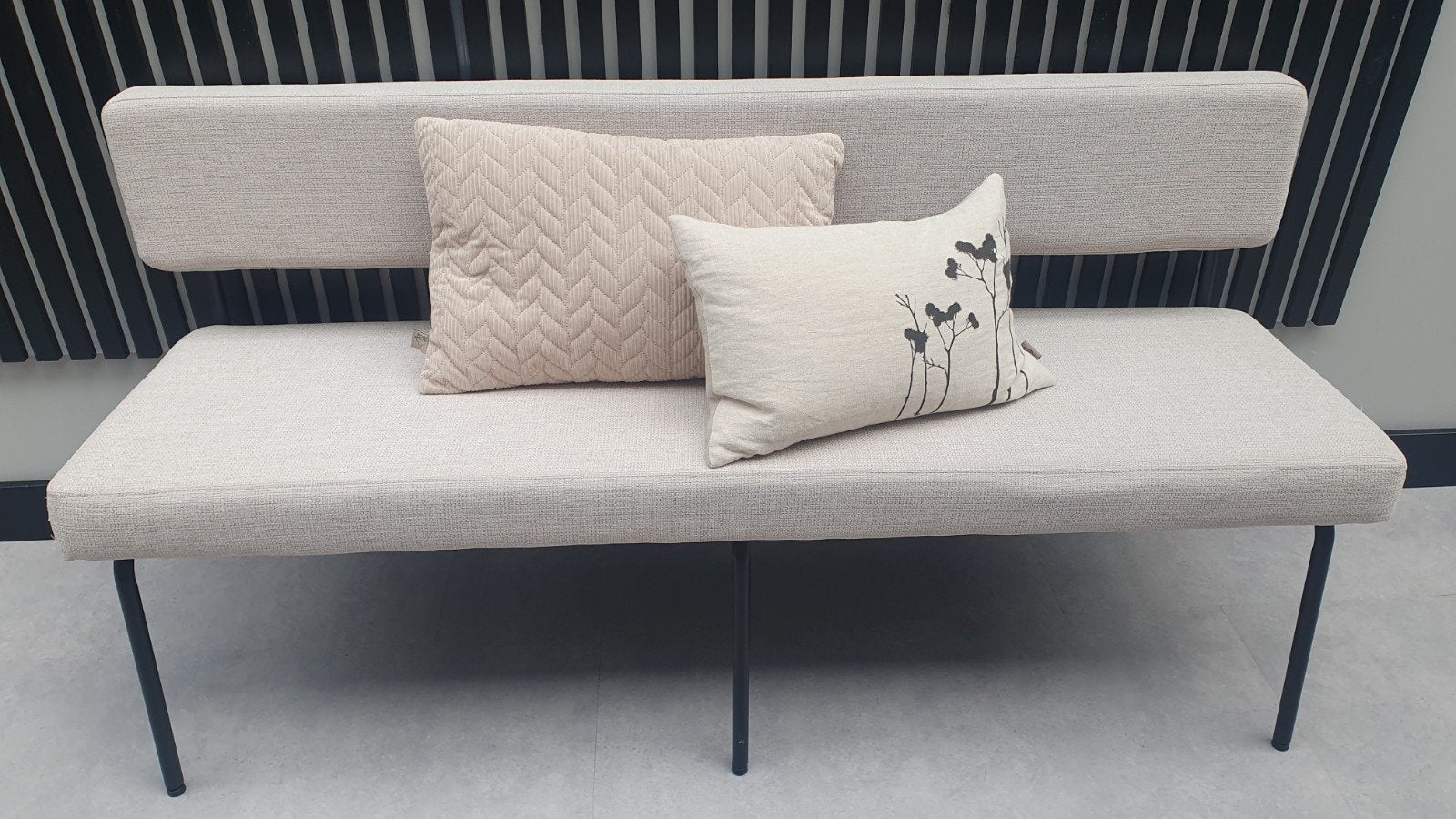 Zo goed als nieuwe eetkamerbank - Bronx*71 - Beige, Ophalen, Modern, Scandinavisch, Minder dan 75 cm, 150 tot 200 cm