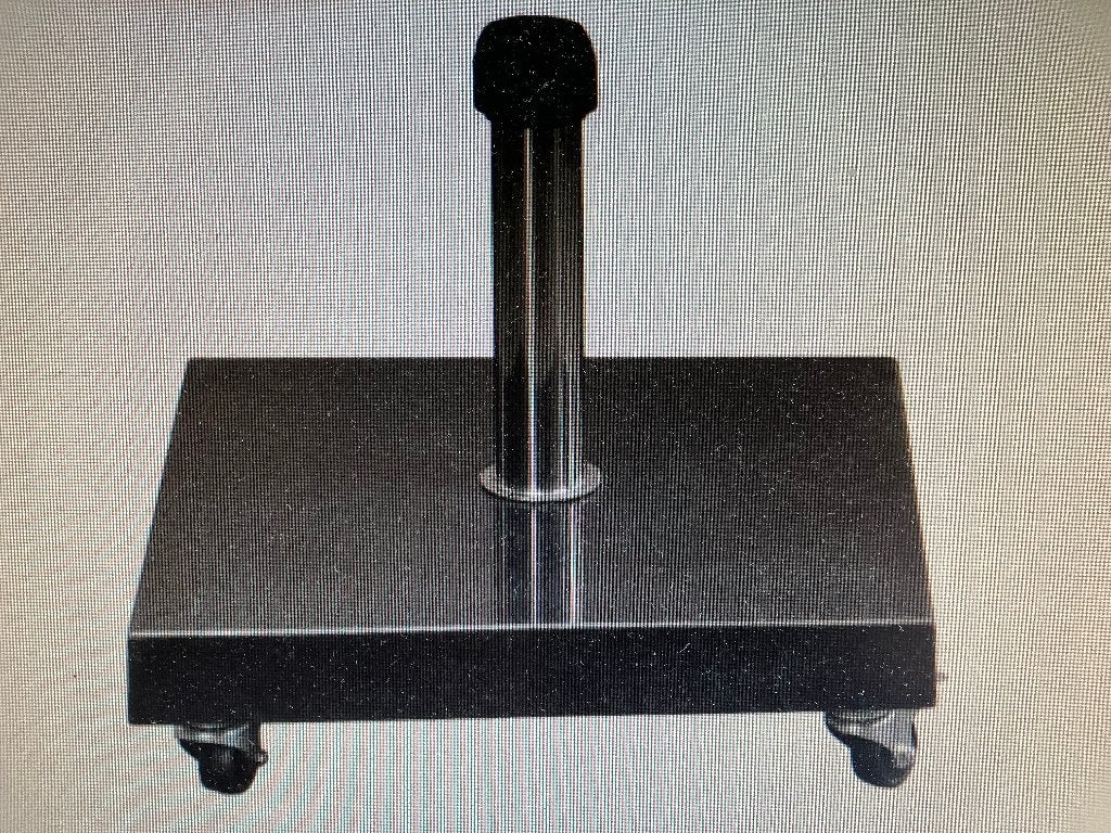 Parasol voet zwart graniet, voor stok parasol, Ophalen, Nieuw