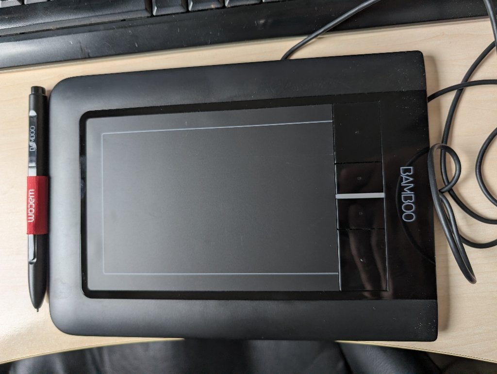 Bamboo CTH-460, Computers en Software, Tekentablets, Ophalen, Multi-touch, Zo goed als nieuw, Wacom Bamboo