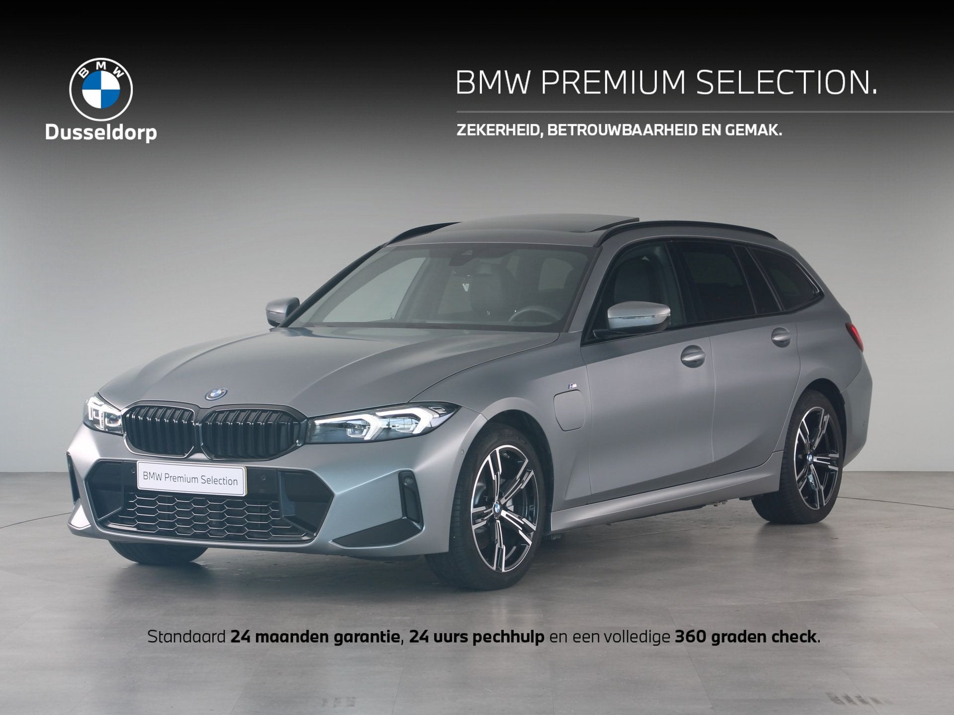 BMW 3 Serie Touring 330e Accu conditie 100% (bj 2025), Auto's, Achterwielaandrijving, Gebruikt, 4 cilinders, Met garantie (alle)
