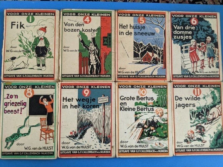 W.G.van de Hulst Serie voor onze kleinen, Boeken, Gelezen, Fictie algemeen, W.G. van de Hulst, Ophalen of Verzenden