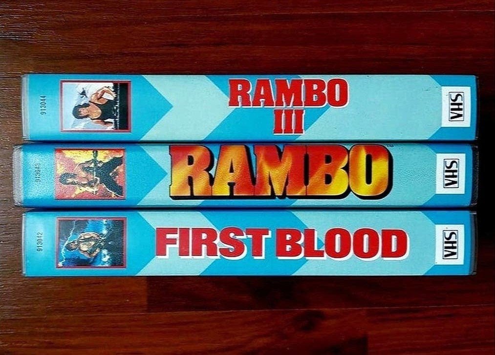 Rambo Collection speelfilms VHS video banden, Cd's en Dvd's, VHS | Film, Alle leeftijden, Ophalen of Verzenden, Zo goed als nieuw
